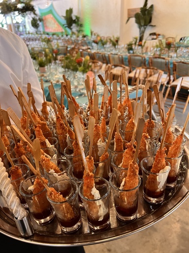 [Cat] Langostino panko bañado en tonkatsu y tartara  (r) XS